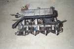 intake manifold, injectors, fuel rail, ignition coil, and sensors