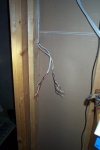 Switch and box removed
