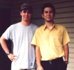 Me and LordLinus (Stephen) in front of his apartment in Mobile, Alabama