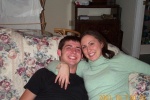 Lee and Mitsy at Lee's house.